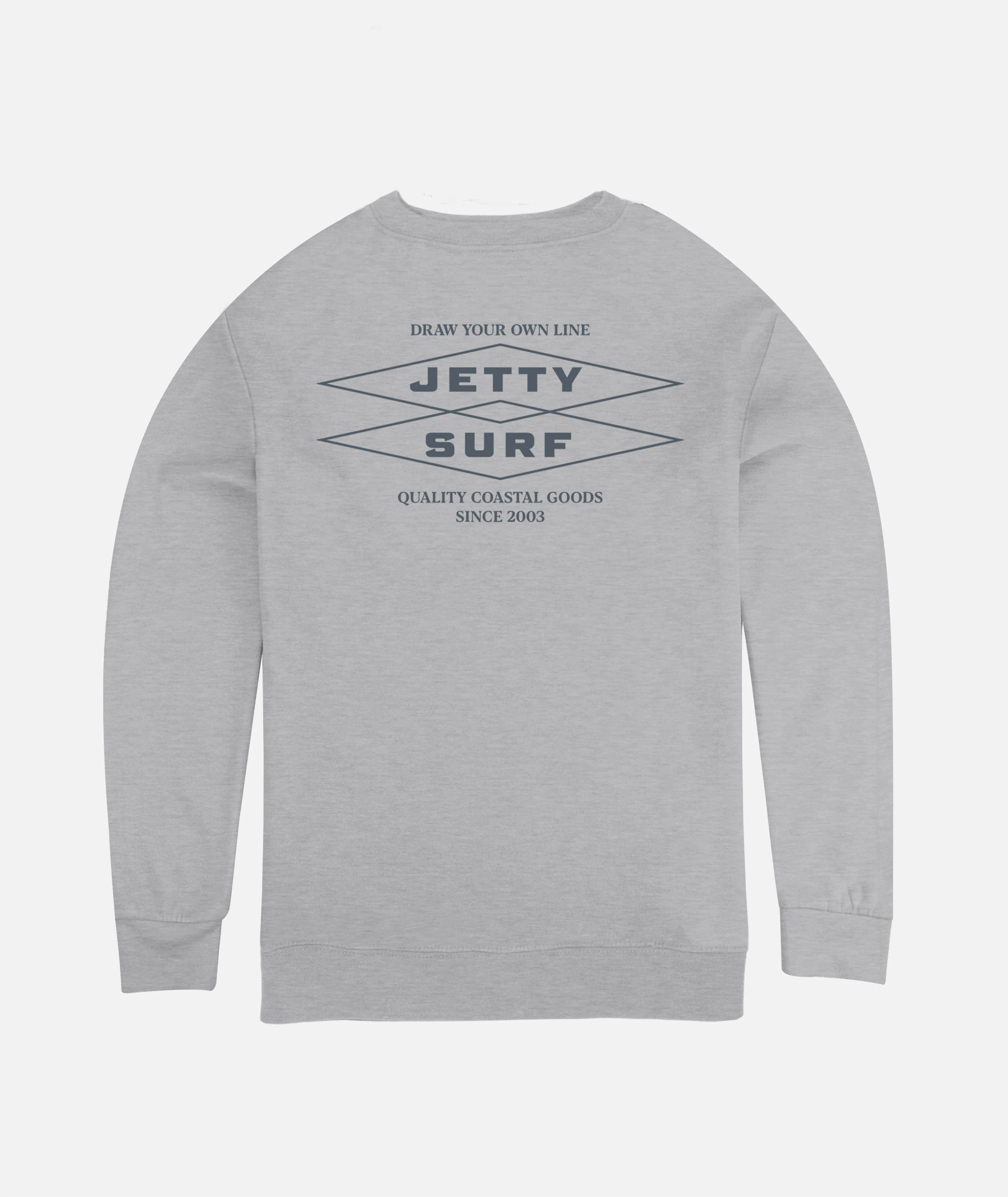 Cubic Crewneck - Heather Grey